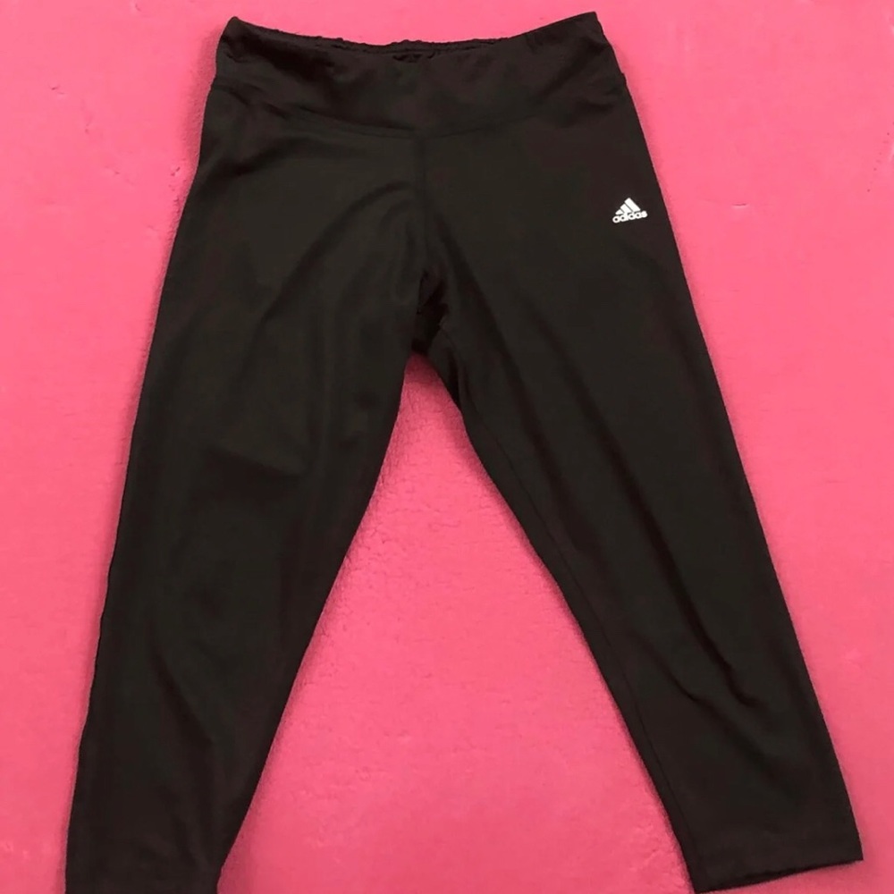 Women adidas climalite cropped leggings